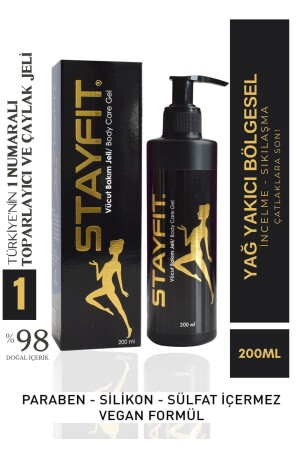 Bölgesel Vücut Toparlayıcı Jel - Çatlak Jeli - 200ml - Stayfit
