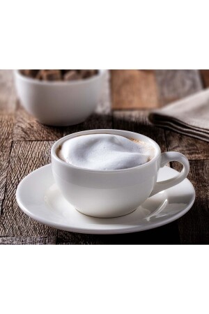 Bonna Rıta Cappıccıno Fincan Ve Tabak Takımı 6 Kişilik RIT04CPF-RIT04CT - Bonna Porselen