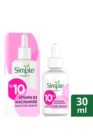 Booster Serum 10 % B3 Niacinamid Vitamin Gleichmäßiger Hautton und Erscheinungsbild 30 ml 8720181157134 - Simple