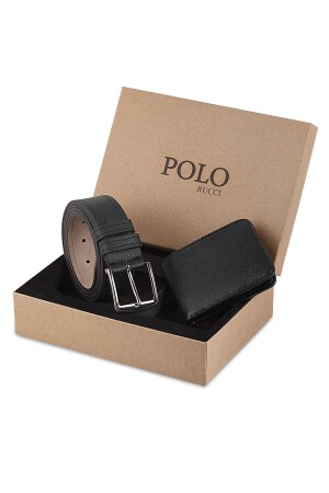 Boxed Schwarzer Gürtel für Herren TYC00338577278 - POLO Rucci