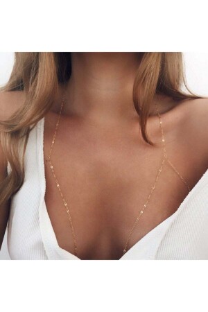 Bralette Body Chain Body Accessoire Gold - Marbling