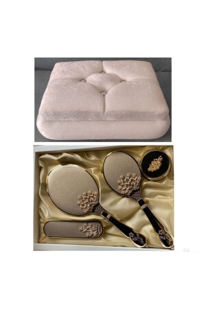 Braut-Make-up-Mitgift-Set, Brustspiegel-Kamm-Set - Benim Çeyizim