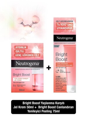 Bright Boost Nemlendirici Jel Krem 50 ml Canlandırıcı Yenileyici Peeling Jel 75 ml PKTNBBYKJKIVYPST - Neutrogena