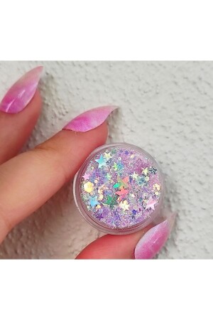 Bright Glitter Pink Glitter Gel Lidschatten Glitter Gesicht und Körper Glitter-diamante Pink - Hbtasarim