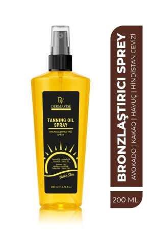 Bronzlaştırıcı Yağ Nemlendirici Ve Besleyici 200 ml - Dermavise