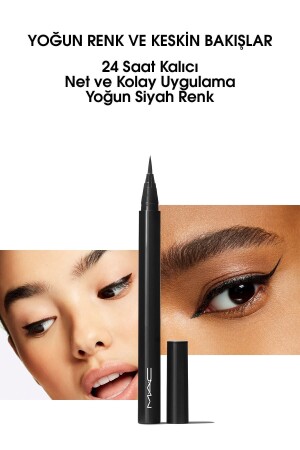 Brushstroke 24-hour Eyeliner - Brushblack 773602543878 - Mac