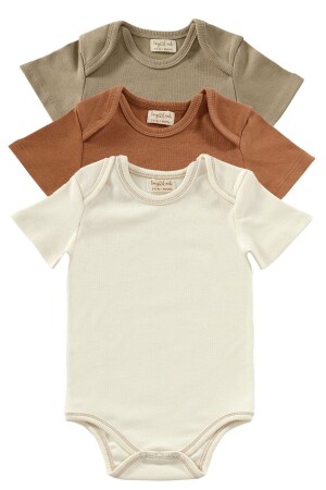 Buddy Bears 3 Monate–1–5 Jahre Baby-Body-Set aus Bio-Baumwolle mit kurzen Ärmeln und Druckknöpfen - Tinylamb