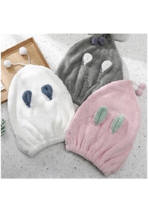 Bunte süße Hasen-Haarkappe – Haartuch - Sb Sizinbazar