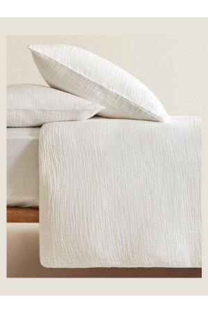 Bürümcük Müslin Bebek Nevresim Takımı 60x120 Cm %100 Pamuk 15 Cm Yatak Yüksekliği - Anne Sesi