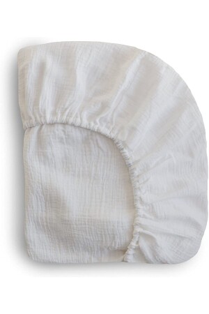 Bürümcük Müslin Lastikli Çarşaf 60x120 Cm Organik Pamuk -15 Cm Yatak Yüksekliği - Anne Sesi