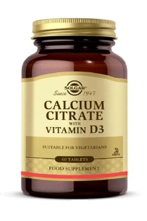 Calcium Citrate Vitamin D3 60 Tablet (KALSİYUM SİTRAT) hızlıgeldi114 - 1