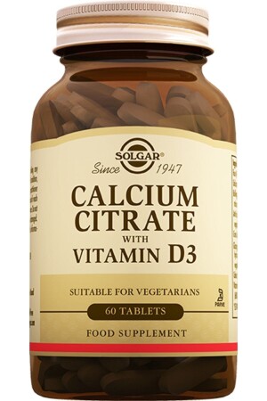 Calcium Citrate Vitamin D3 60 Tablet (KALSİYUM SİTRAT) hızlıgeldi114 - 3