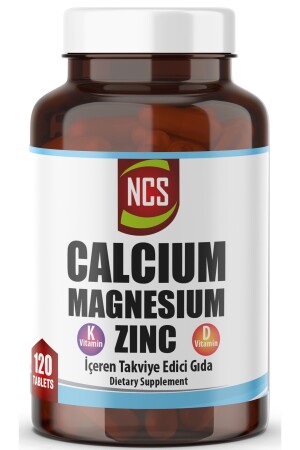® Calcium Magnesium Çinko D&k (kalsiyum Magnezyum Çinko) 120 Tablet ncscalcium120 - 1