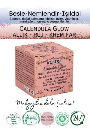 Calendula Glow Nemlendirici- Antioksidan- Işıltı Veren Balm- Aydınlatıcı 'doğal Içerik' 7ml - Kuatra