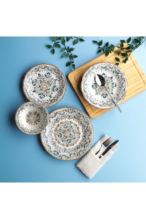 Carna Yemek Takımı 24 Parça-kahve 1S0839-01001-KAH01 - Schafer