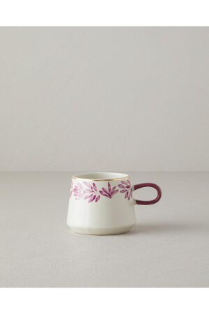 Carnival Leaf Steinzeugbecher Rosa - English Home