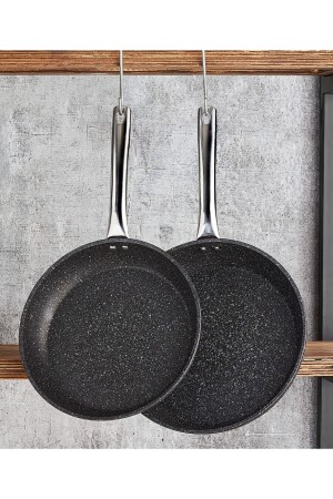 Casa Milano Black Line 24–28 cm Pfannen-Set, 2 Stück, CML0251 - Falez