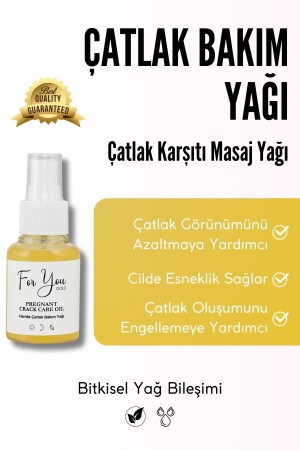 Çatlak Karşıtı Cilt Bakım Yağı & Hamile Çatlak Bakım Yağı - For You Gold