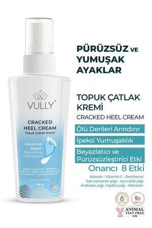 Çatlak Onarıcı ve Beyazlatıcı Ayak ve Topuk Bakım Kremi 100 ml - Vully