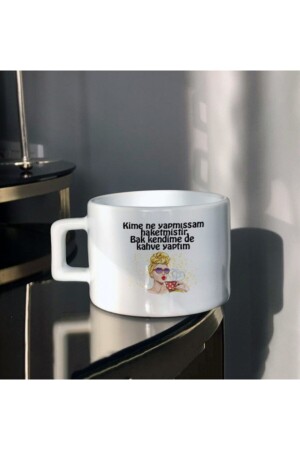 Çay-kahve 1kime Ne Yapmışsam Hakketmiştir Tasarım Baskılı Fincan - Hediyexpres