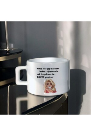 Çay-kahve 2kendime De Kahve Yaptım Tasarım Baskılı Fincan he-çk-168 - Hediyexpres