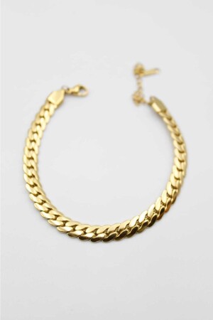 Çelik Bileklik Birbirine Geçmeli Zincir Tasarım - Stainless Steell