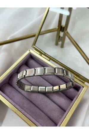 Çelik İtalyan Charm Esnek Bileklik - Ntb Accessories