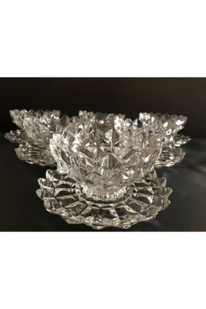 Çerezlik Cam Kase Premium Cityglass Dolce Model Çerezlik 12 Parça 6 Kişilik dolce - DİBA AVM