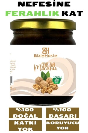 Ceviz Zarı Macunu Bitkisel macun 240gr - Bizimhekim