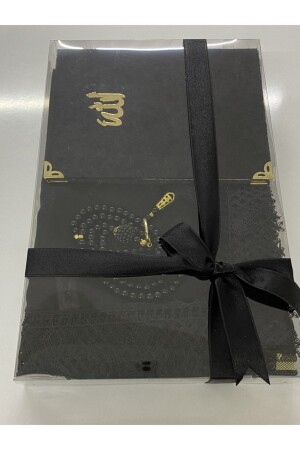 Çeyizlik- Hediyelik- 4'lü Gelin Bohçası Seti- Iğne Oyalı Namaz Örtüsü- Tafta Seccade- Yasin- Tesbih - Ayhanhome