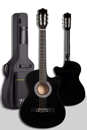 Cg390bk-xbag Siyah Klasik Gitar 4/4 Sap Ayarlı Kesik Kasa Full Set 22642 - 3