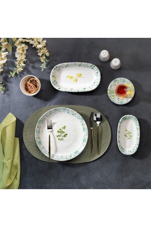 Charlotte Kahvaltı Takımı-32 Parça-yeşil 1S0835-02001-YSL01 - Schafer