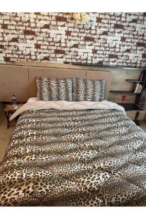 Çift Kişilik Çift Taraflı Welsoft Yorgan ve 2 Yastık Kılıfı Pofuduk Yumuşak Yorgan 195 x 215 cm - Sudemhome