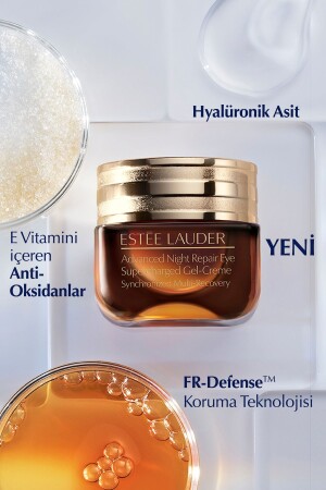 Cilt Bakım Seti - Advanced Night Repair Serum 50ml Göz Kremi 5ml Supreme Soft Nemlendirici 15ml ELTY32 - 5