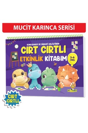Cırt Cırtlı Etkinlik Kitabım: 3-5 Yaş Trbakıl21 - Yükselen Zeka Yayınları