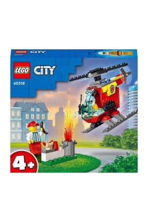® City Fire Helicopter 60318 Bauset (53 Teile) - Lego