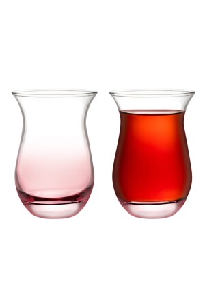 Clarette Pink Touch 6'lı Çay Bardağı - 168 ml 1KBARD0553-8682116243339 - 1