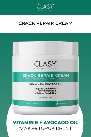 Clasy Çatlak Onarıcı Krem Crack Repair Cream 100 ml - 1