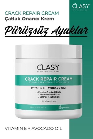 Clasy Çatlak Onarıcı Krem Crack Repair Cream 100 ml - 3