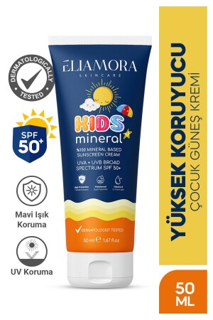Çocuk Güneş Kremi 50 Spf kidssuncream0001 - eliamora