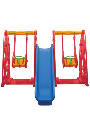 Çocuk Salıncak Ve Kaydırak Set - Anaokulu - Kreş - Çocuk Oyun Parkı - Büyük Çocuk Park Seti T1B5WL - 2