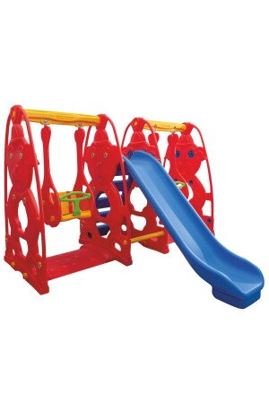 Çocuk Salıncak Ve Kaydırak Set - Anaokulu - Kreş - Çocuk Oyun Parkı - Büyük Çocuk Park Seti T1B5WL - 3