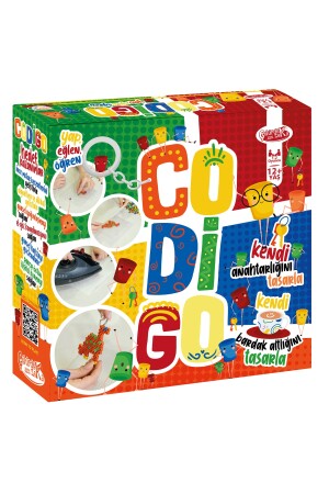 Codigo Hama Boncukları Eğlenceli Şekiller Oluşturna Oyunu SİMA17 - 2