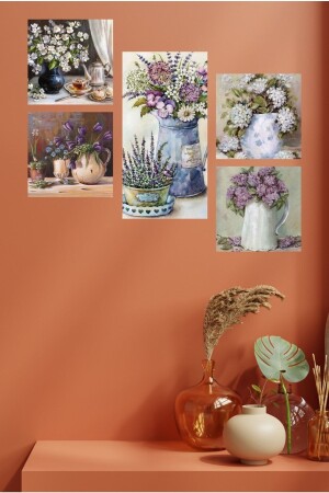 Collage Style 5 Parçalı MDF Tablo ATF105 - Cadran