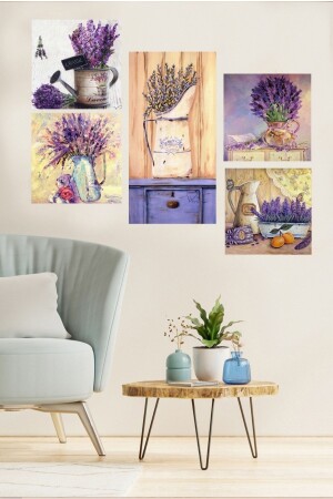 Collage Style 5 Parçalı Mdf Tablo Atf64 - Cadran