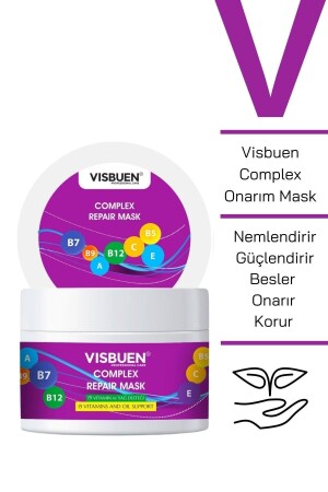 Complex Onarım Saç Maskesi 15 Doğal Aktifli Besleyici Güçlendirici Ve Nemlendirici Bakım Butter - 3