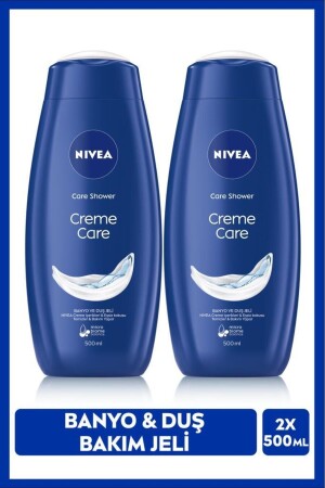 Creme Care Banyo Ve Duş Jeli 500 M X2 Adet- Vücut Nemlendirme Ve Eşsiz Koku - Nivea