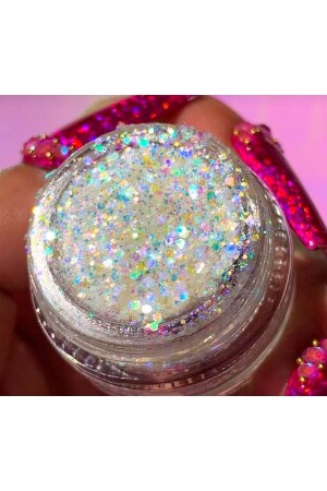 Cremiger Gel-Lidschatten mit glänzendem Glitzer und Glitzer - Hbtasarim