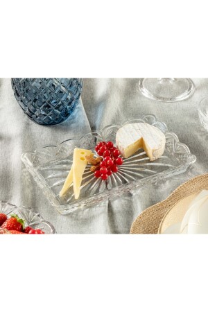 Cross Cam Kayık Tabak 25 cm Şeffaf 10032985 - English Home