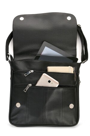 Crossman Hakiki Deri Körüklü Çapraz Postacı Çanta - Fubileather